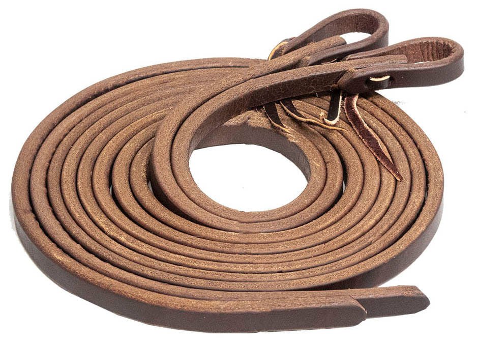Poplar Head Premium Oiled Harness Leather Split Reins - Pet's Shop