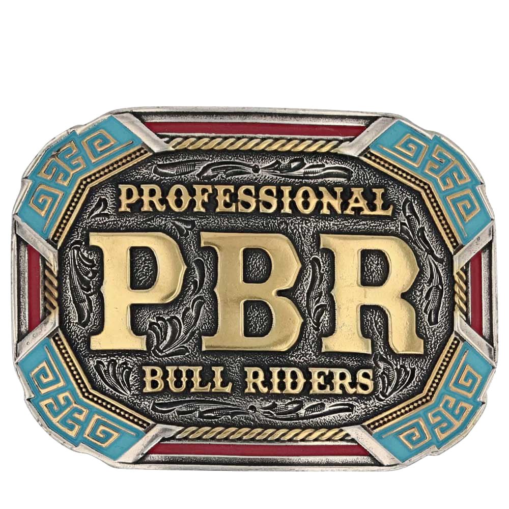 PBR Vibrant Riders Belt Buckle - Pet's Shop