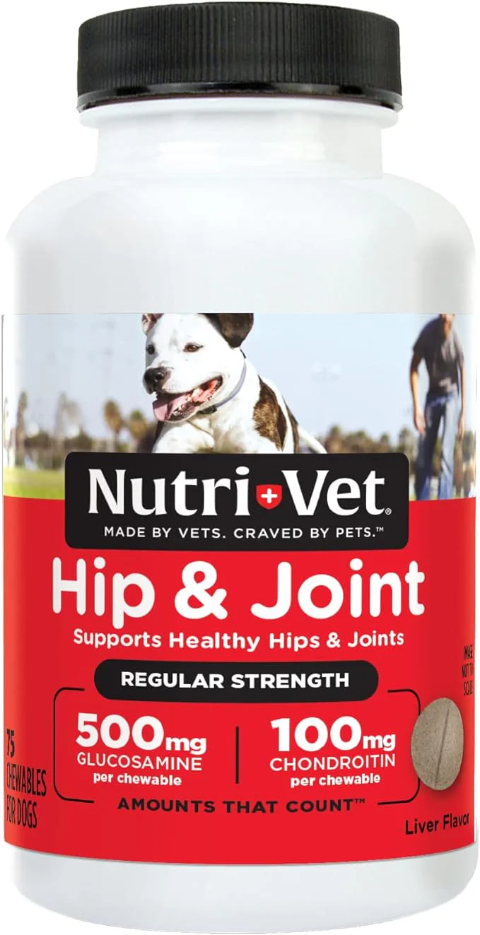 Nutri-Vet Hip & Joint Regular Strength Chewables for Dogs - Pet's Shop