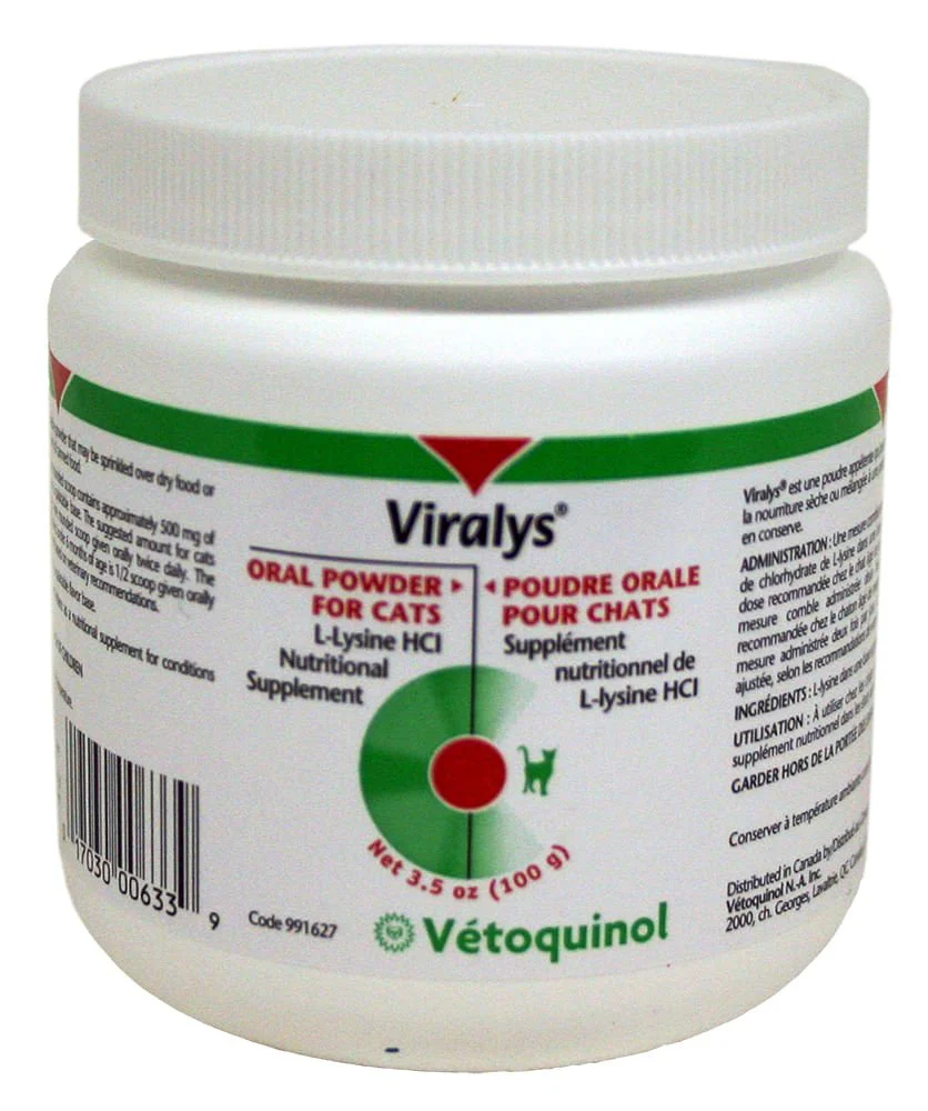 Vetoquinol Viralys L-Lysine Supplement for Cats - Pet's Shop