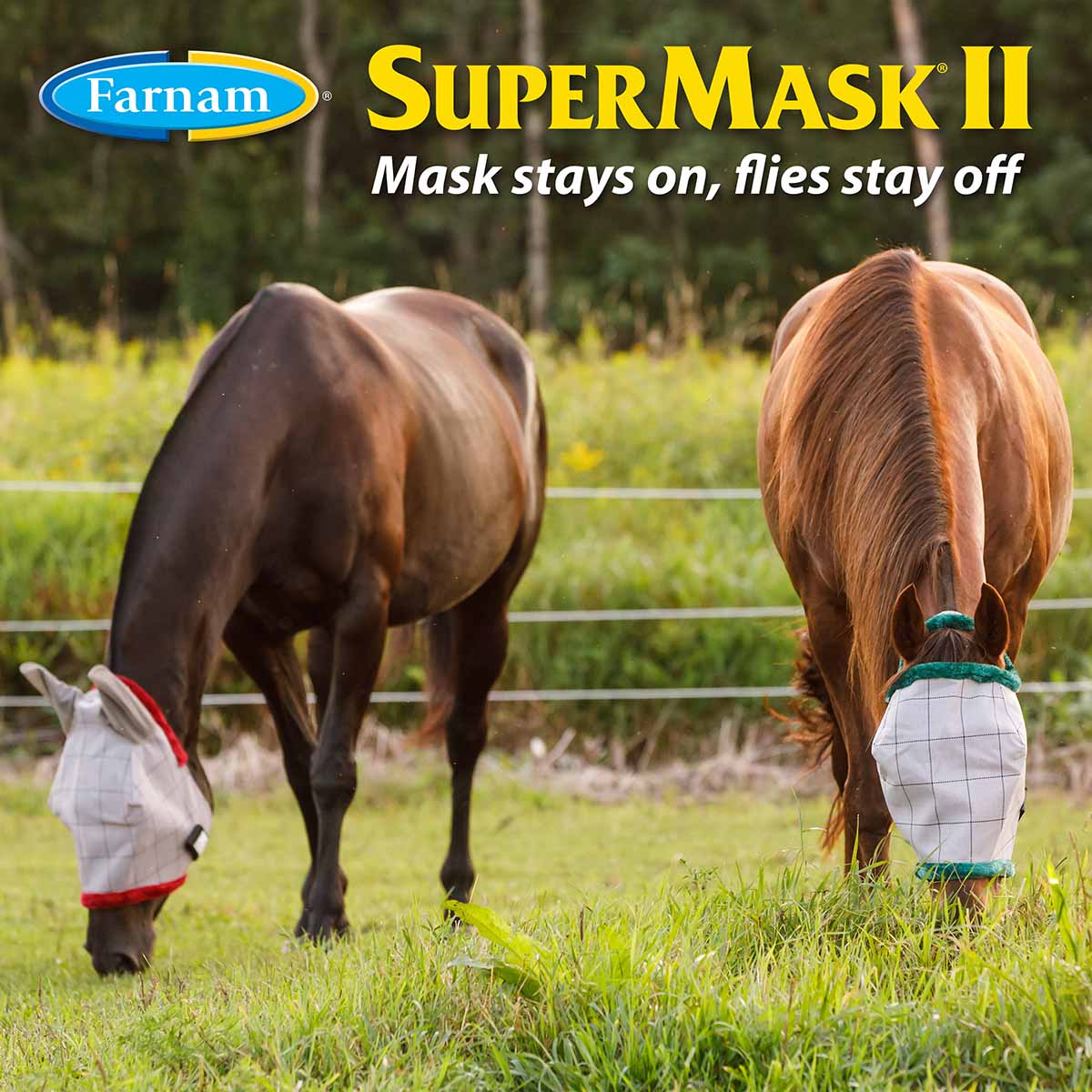 Farnam SuperMask II Horse Fly Mask with Ears - Pet's Shop
