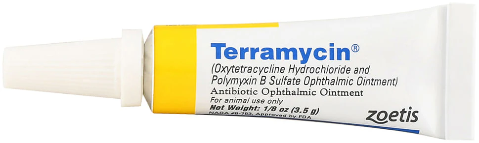 Rx Terramycin Eye Ointment, 1/8 oz - Pet's Shop