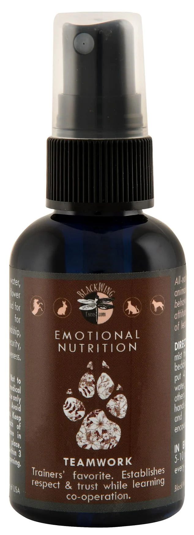 Teamwork (Flower Essence Remedy for Dogs, Cats, & Horses), 2 oz - Pet's Shop