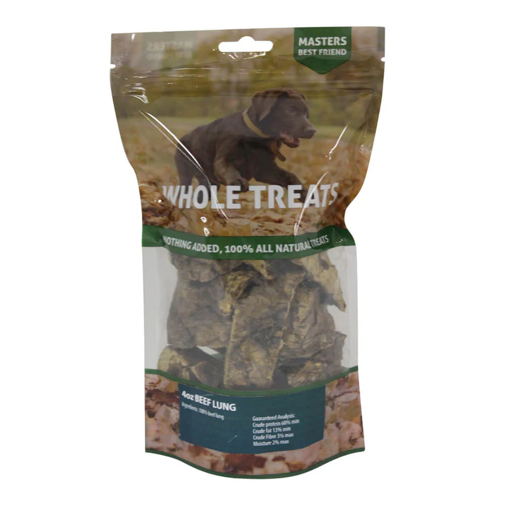 Master's Best Friend, Beef Lung, 4 oz - Pet's Shop