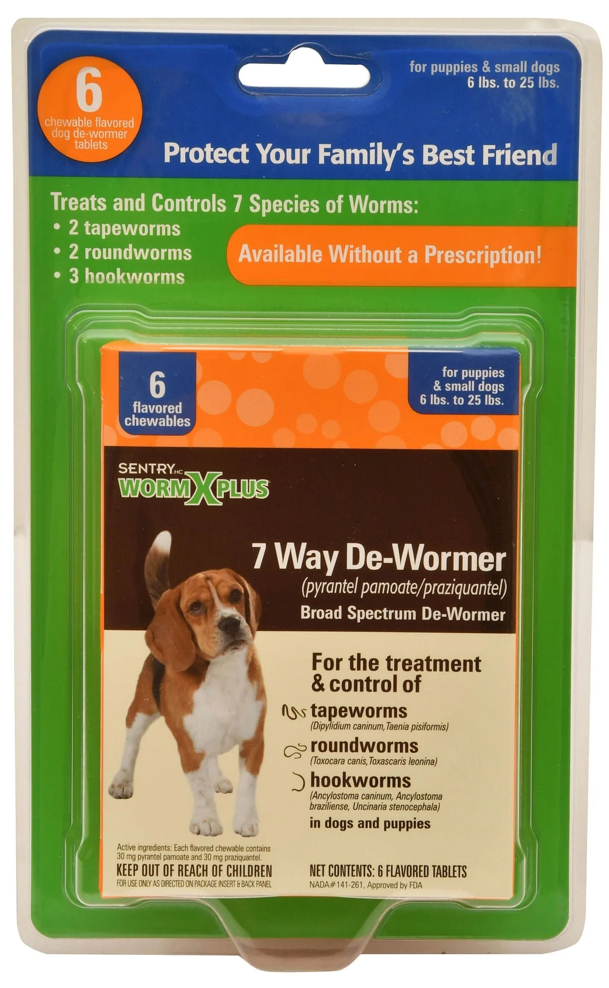 Sentry HC WormX Plus 7-Way Dog Dewormer - Pet's Shop