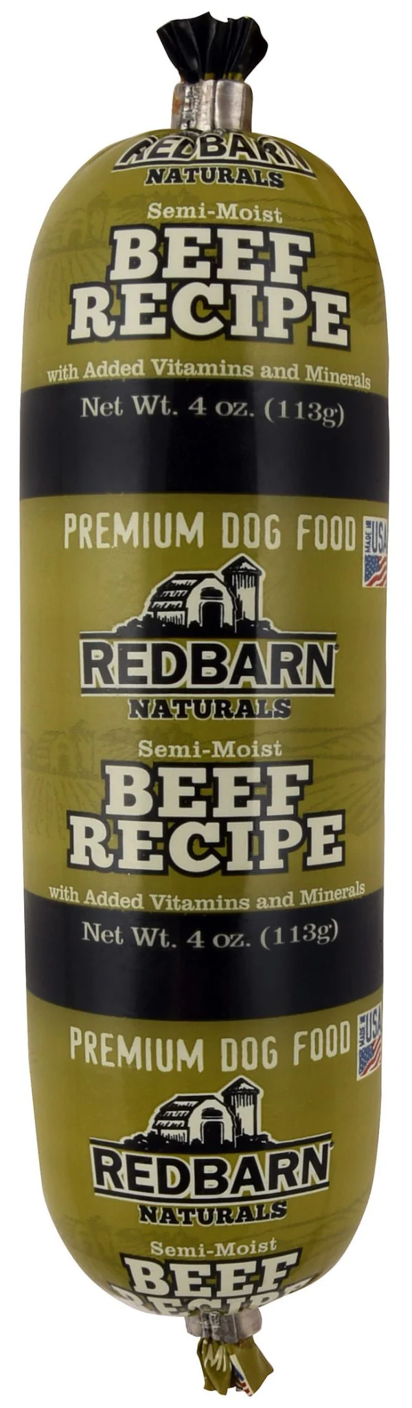Redbarn Naturals Beef Recipe Dog Food Roll - Pet's Shop