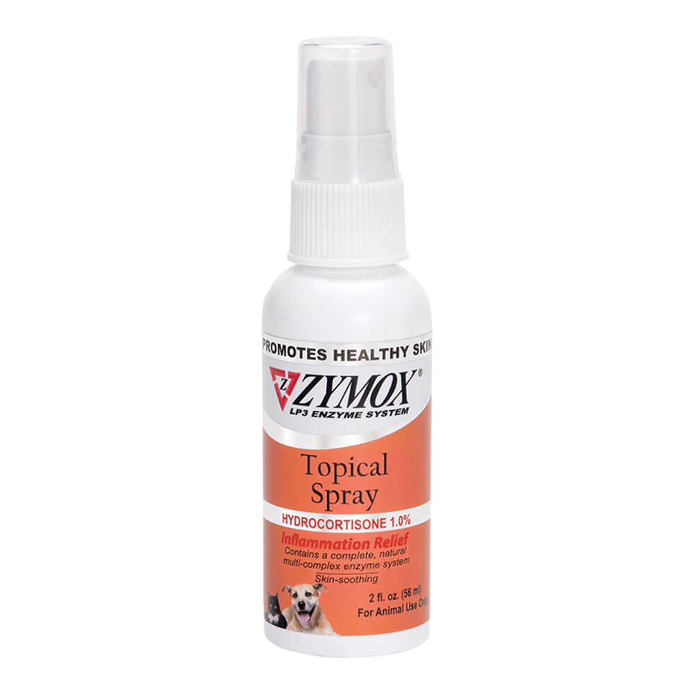 Zymox Topical Spray with Hydrocortisone, 2 oz - Pet's Shop