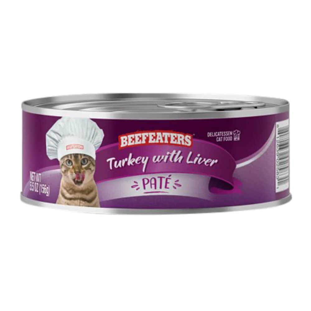 Beefeaters Pate Wet Cat Food, Case of 24 - Pet's Shop