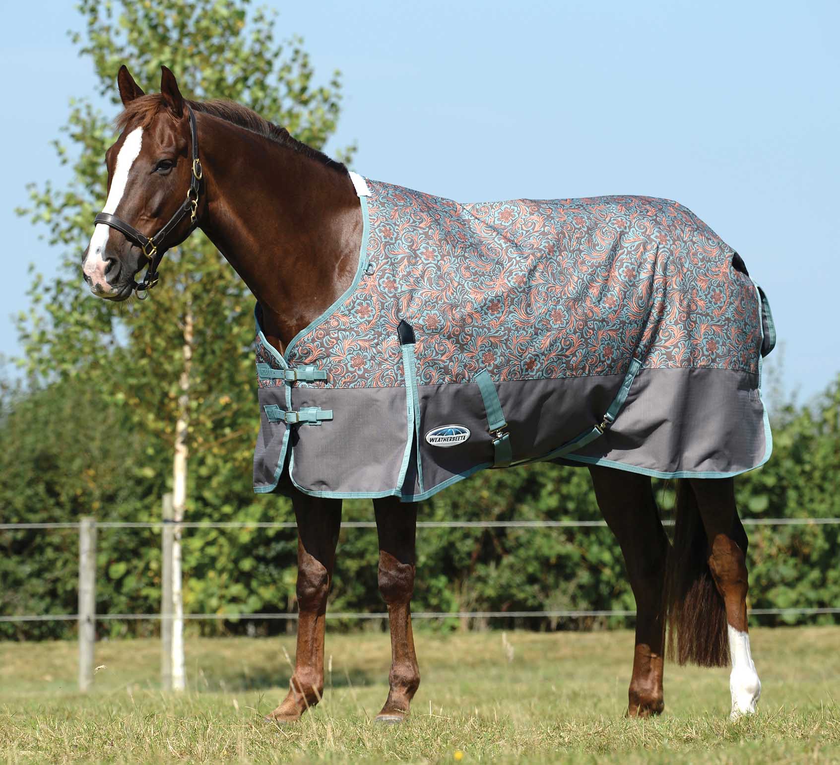 WeatherBeeta ComFITec Essential Neck Medium Weight Horse Blanket, Western Tool - Pet's Shop