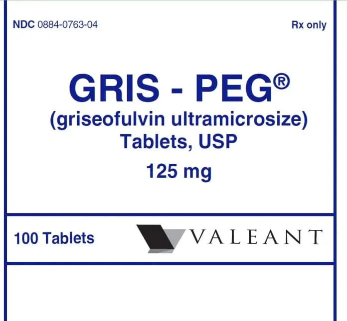 Rx Gris-PEG Tabs, 125 mg x 100 ct - Pet's Shop