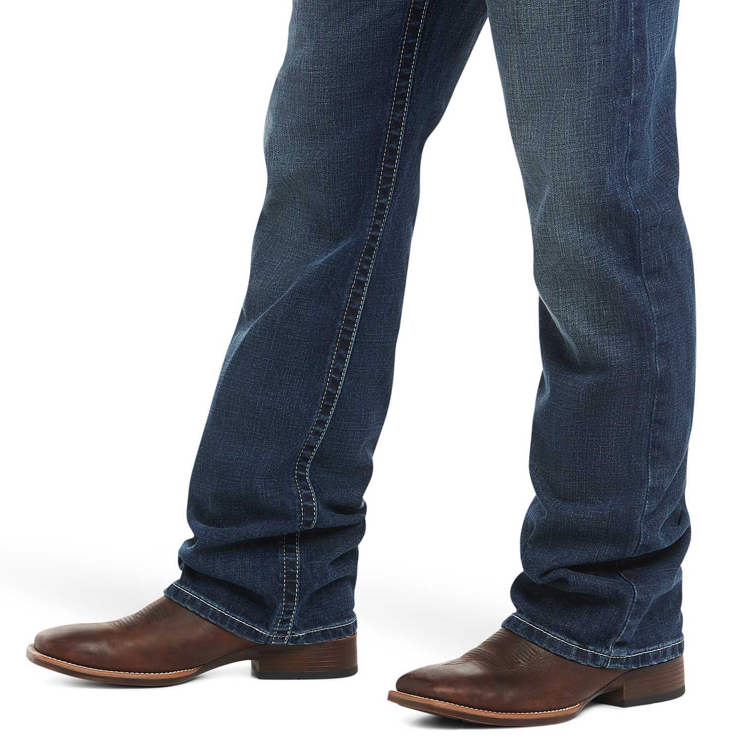Ariat Men's M4 Low Rise Stretch Adkins Boot Cut Jean - Pet's Shop