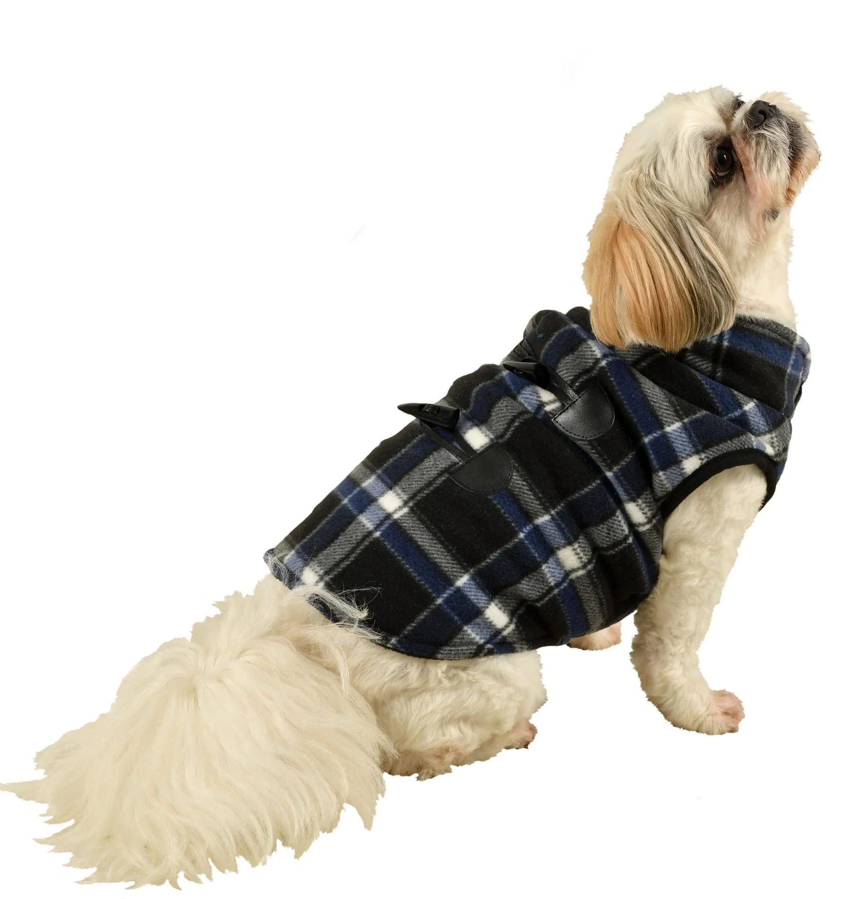 Plaid Reversible Dog Coat - Pet's Shop
