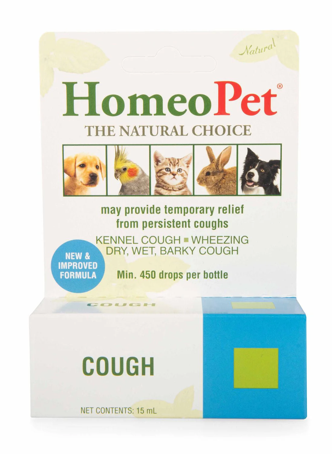 HomeoPet Cough Remedy for Pets, 15 mL - Pet's Shop