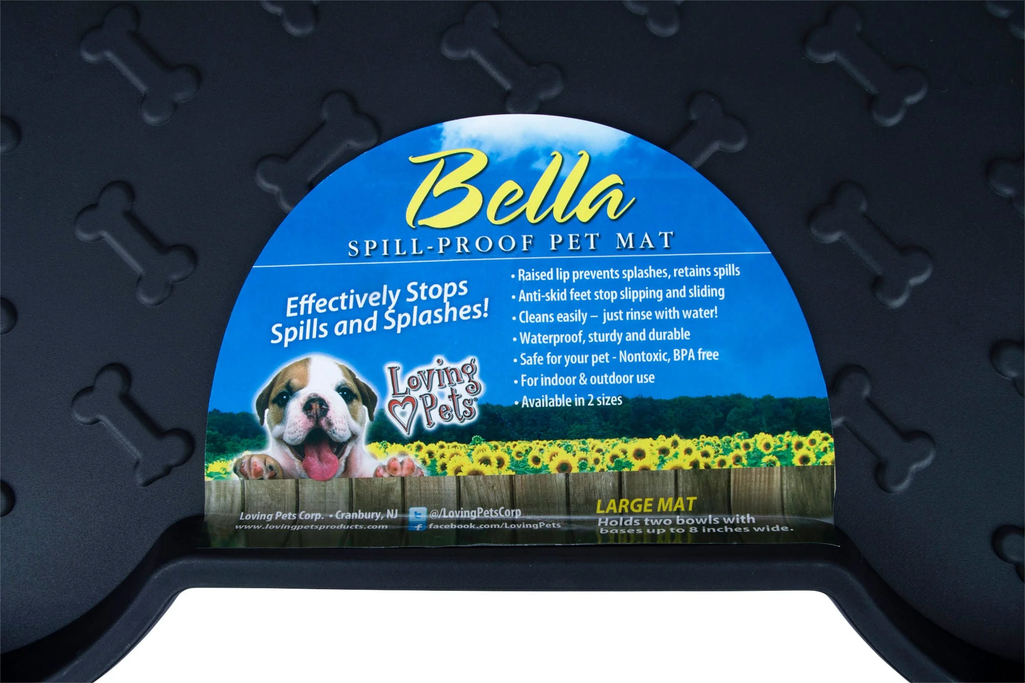 Bella Spill-Proof Dog Mat - Pet's Shop