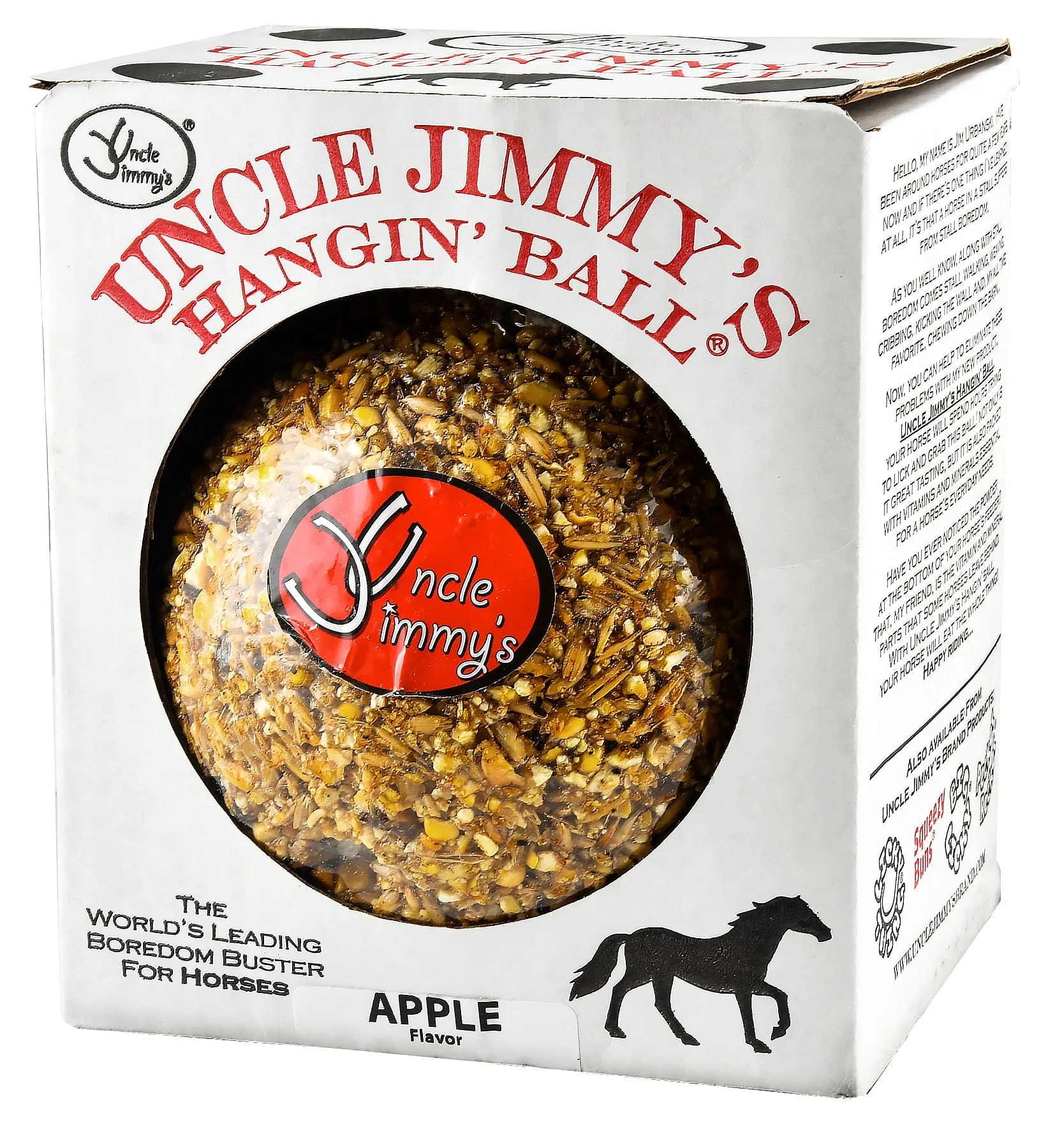 Uncle Jimmy's Hangin Balls Horse Treat, 3.5 lb - Pet's Shop