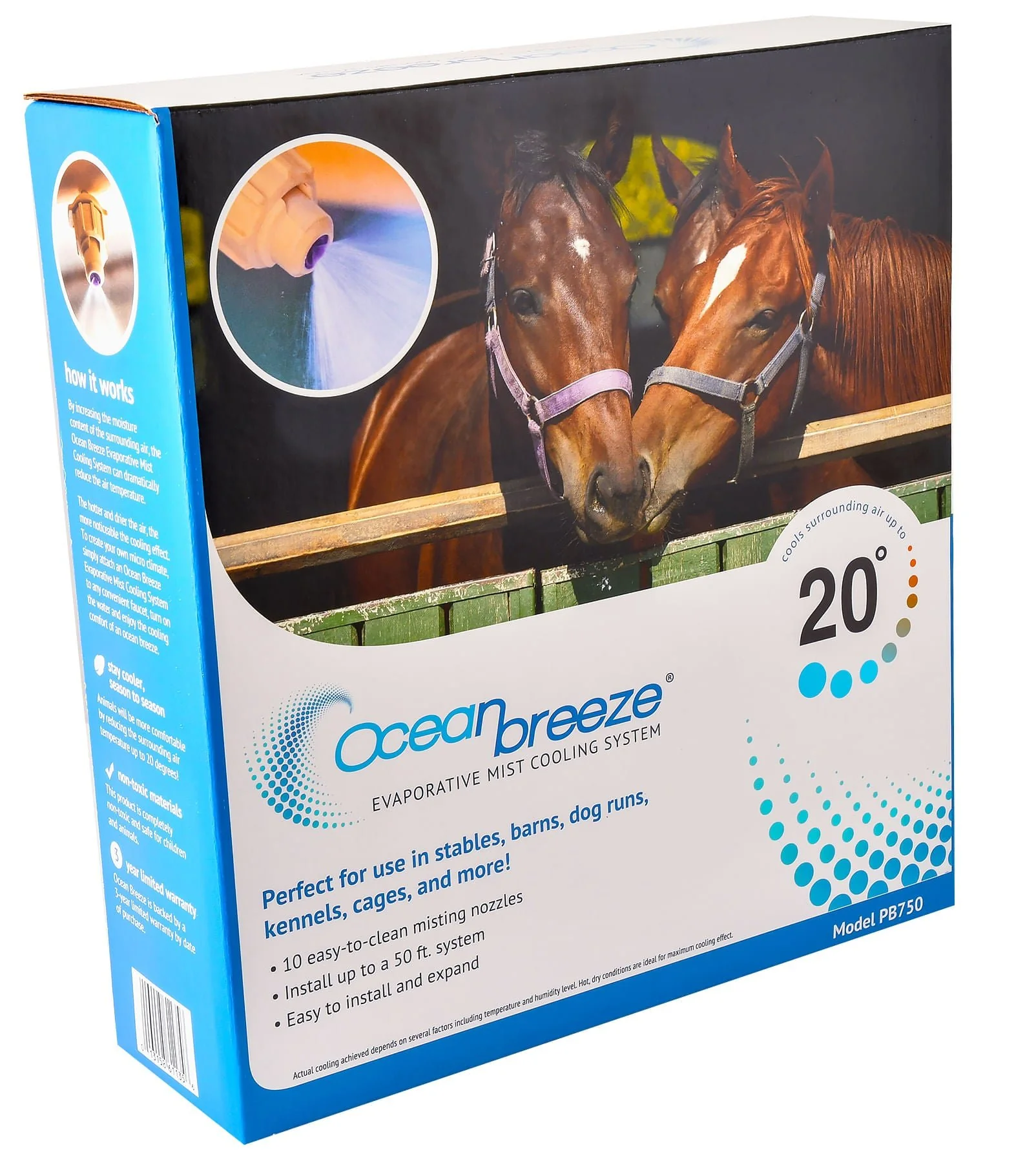 Ocean Breeze Evaporative Cooling System - Pet's Shop