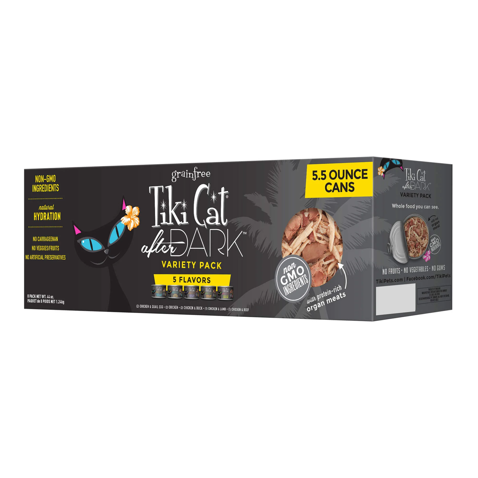 Tiki Cat After Dark Wet Cat Food, Variety Pack - Pet's Shop