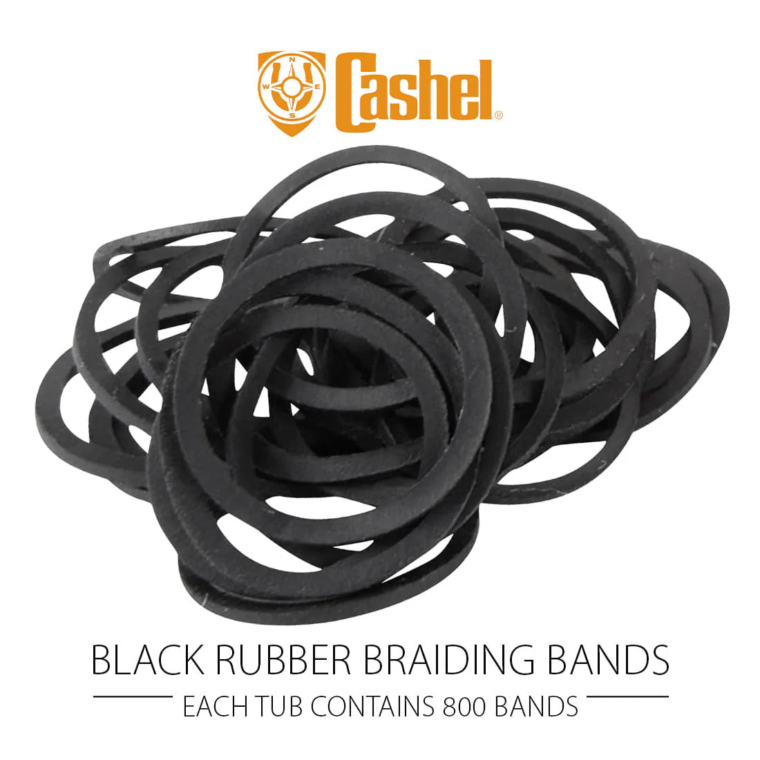 Cashel Rubber Braiding Bands, 800 count - Pet's Shop