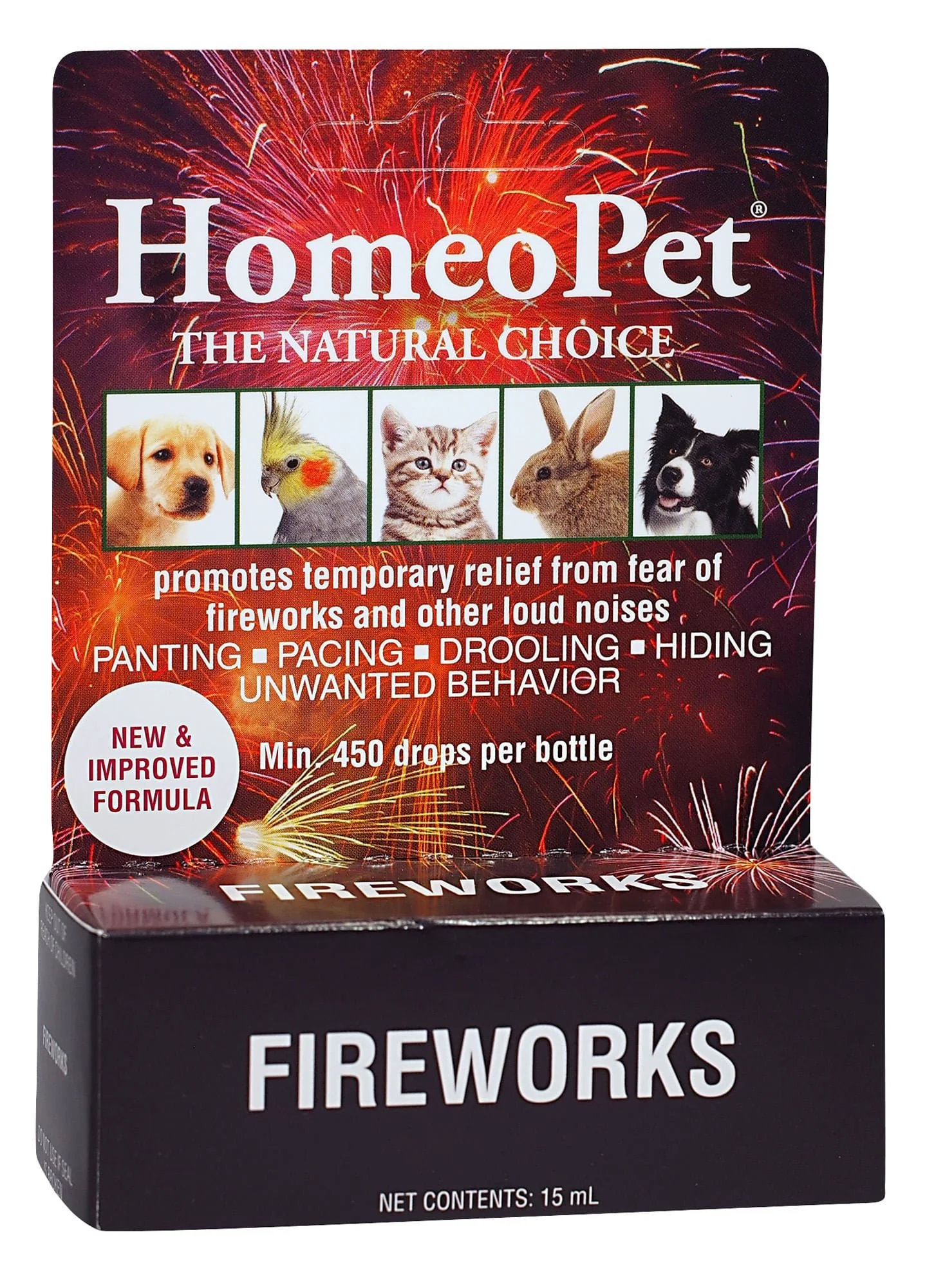 HomeoPet Fireworks, 15 mL - Pet's Shop