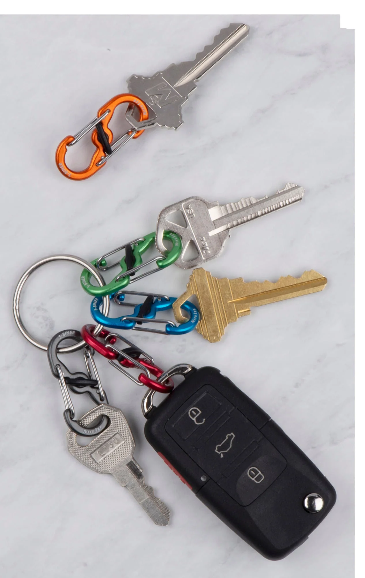 Locking Aluminum S-Biner, 2-pack - Pet's Shop