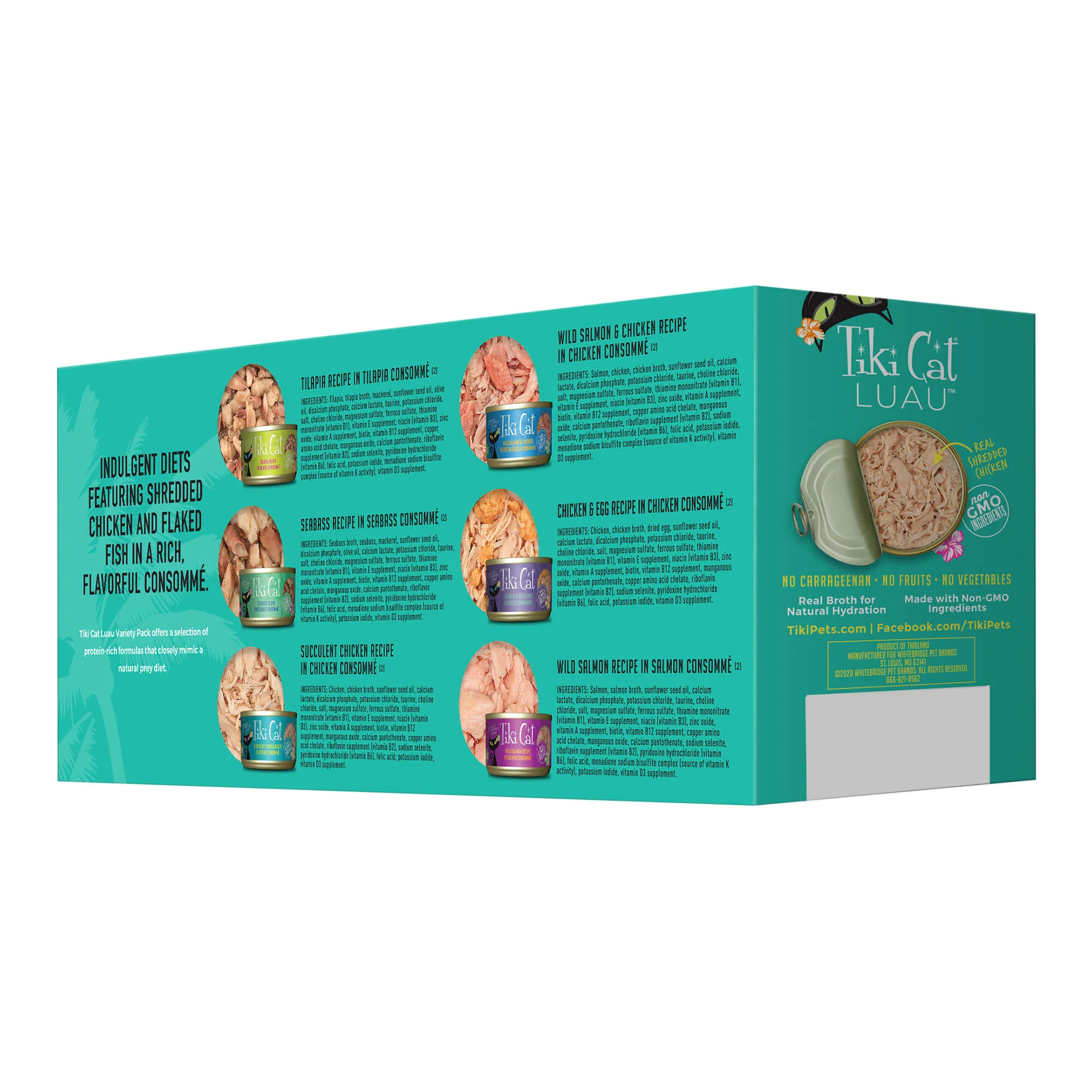 Tiki Cat Luau Wet Cat Food, Variety Pack - Pet's Shop