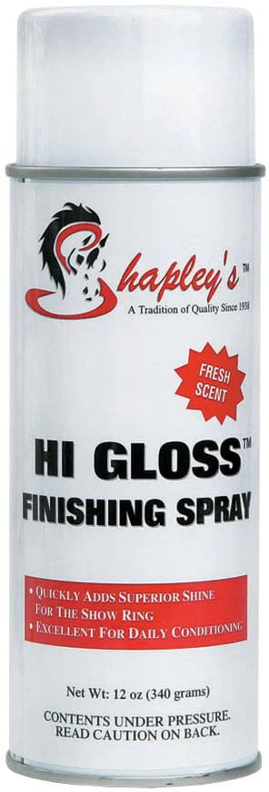 Shapley's Hi Gloss Finishing Spray, 12 oz - Pet's Shop