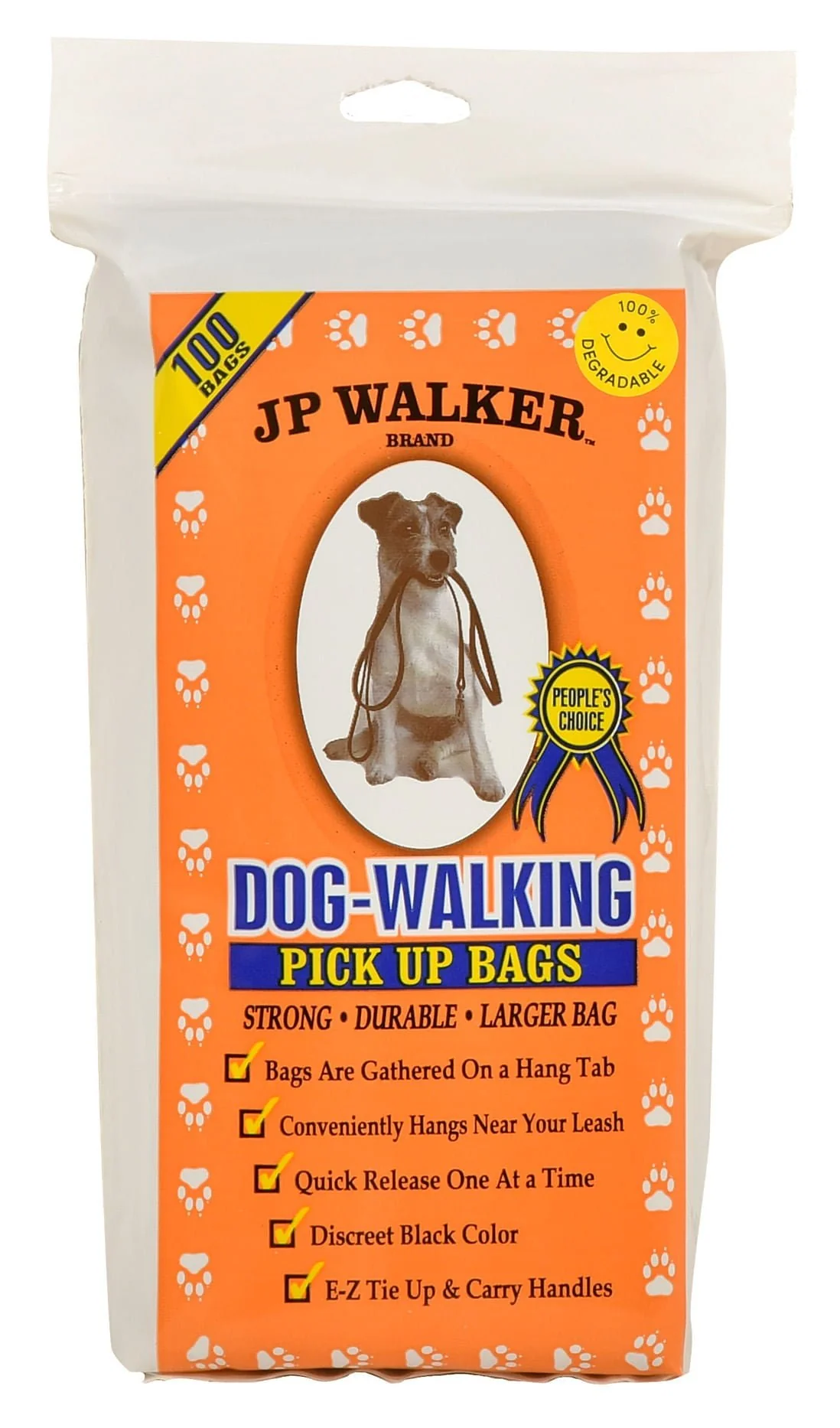 JP Walker Dog-Walking Pick Up Bags, 100 ct - Pet's Shop