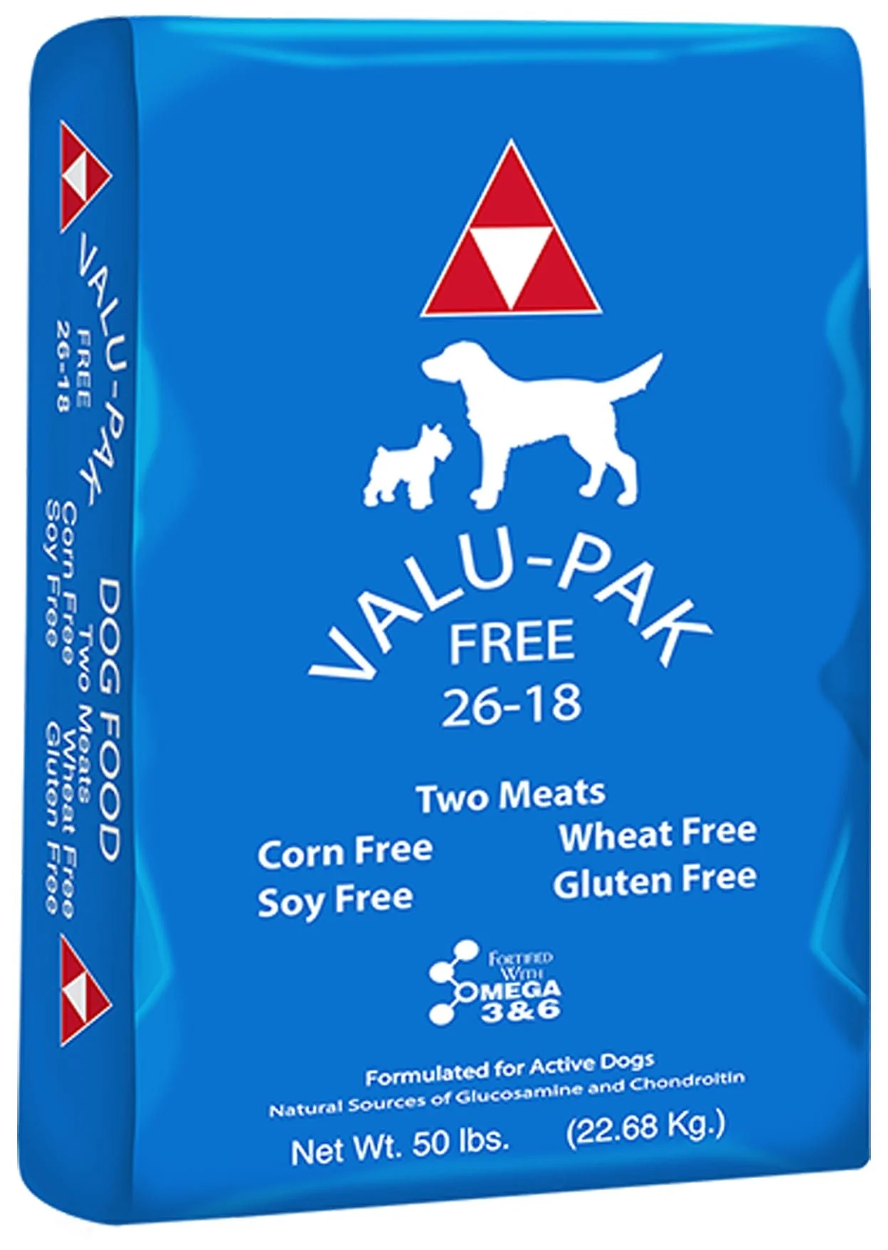 Valu-Pak Free 26-18 Dog Food (Blue Bag), 50 lb - Pet's Shop