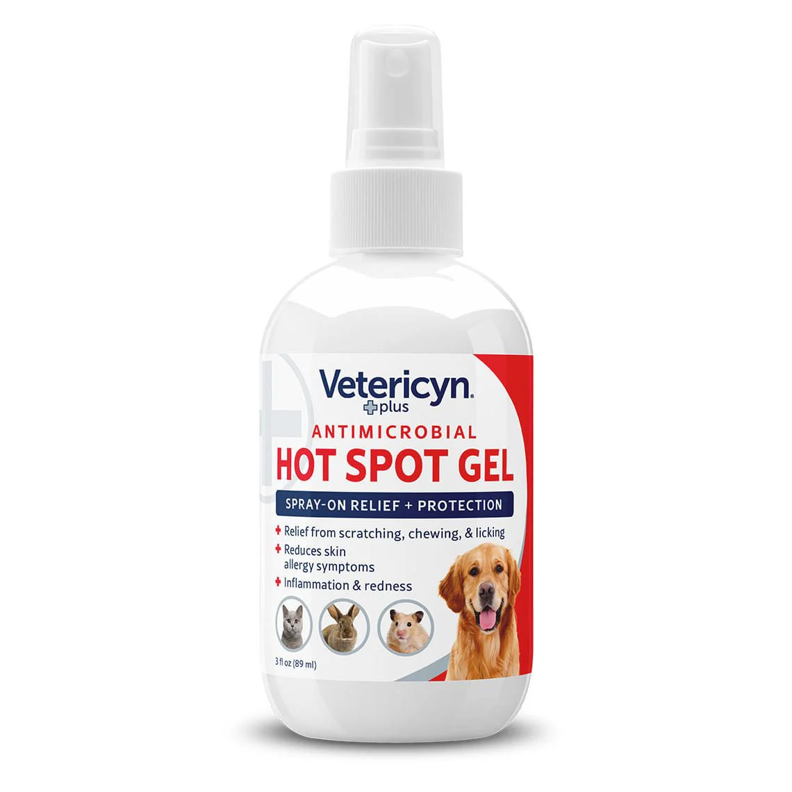 Vetericyn Plus Antimicrobial Hot Spot Gel, 3 oz - Pet's Shop