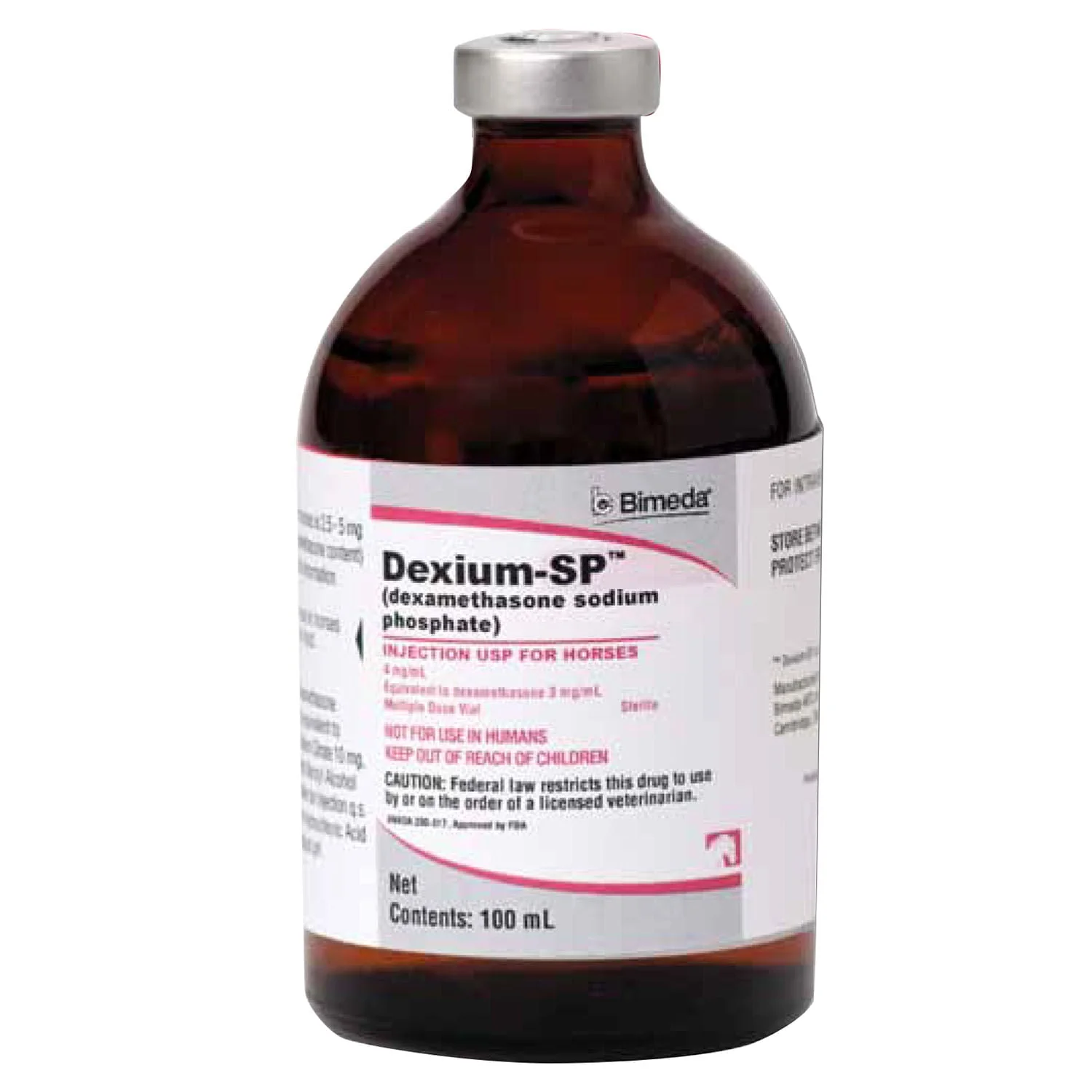 Rx Dexium SP (dexamethasone sodium phosphate) Injection for Horses, 4mg/ml x 100 ml - Pet's Shop