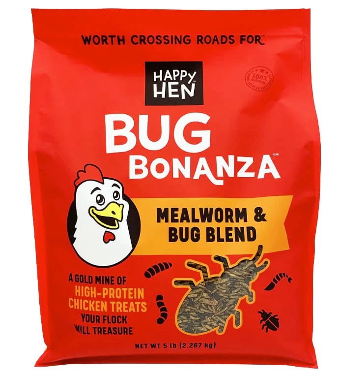 Happy Hen Bug Bonanza, Mealworm & Bug Blend - Pet's Shop