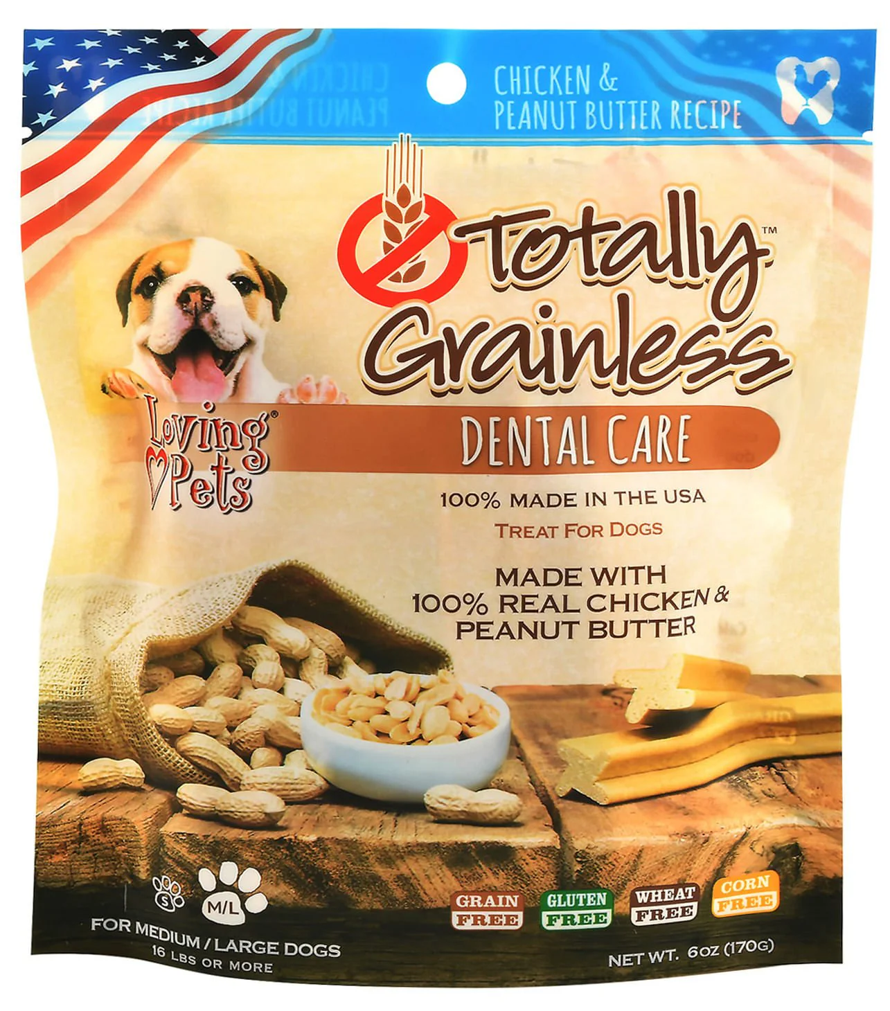 Totally Grainless Dental Care Treat, 6 oz - Pet's Shop