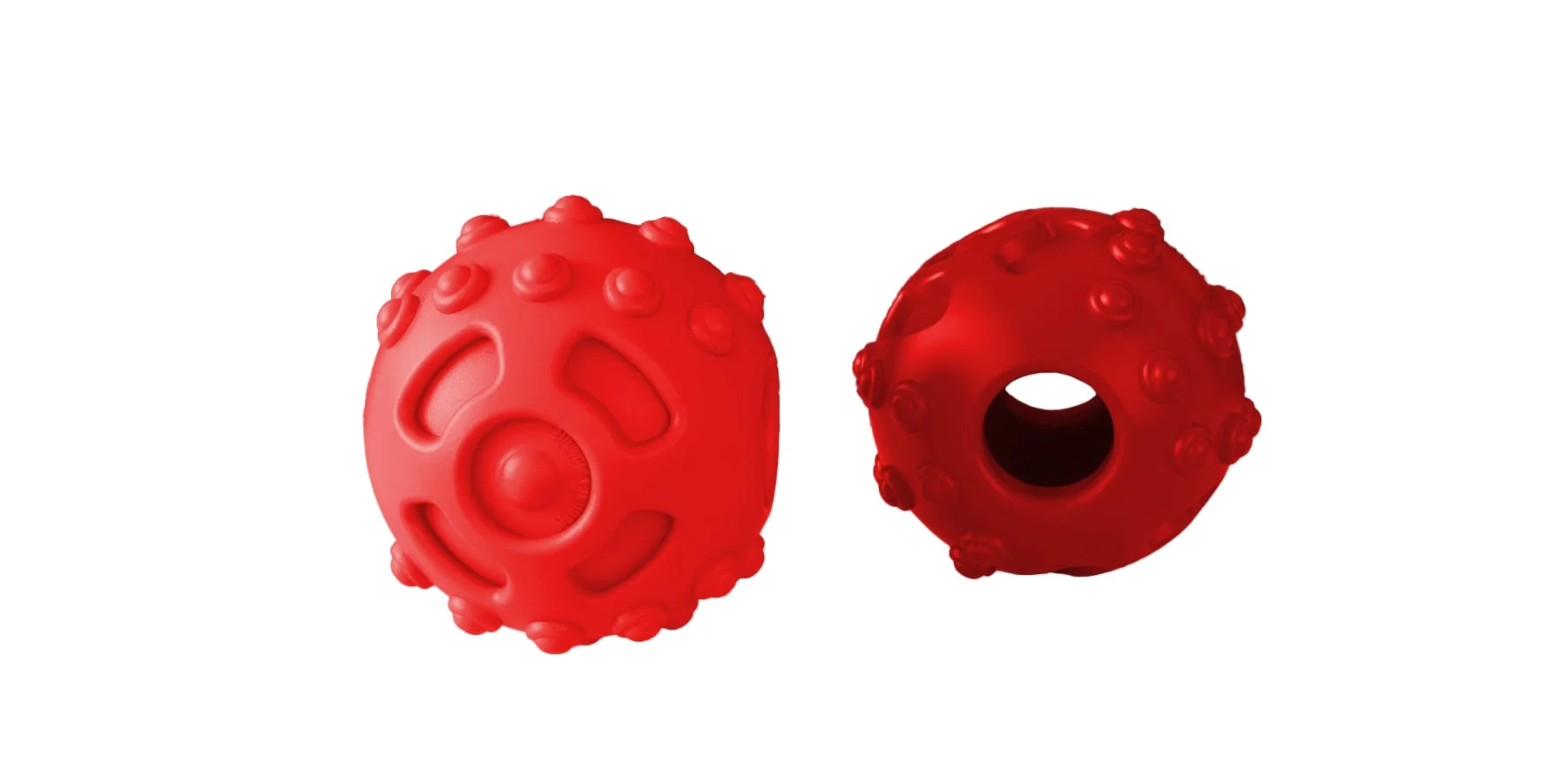 Hollow Red Ball, Medium, Each - Pet's Shop