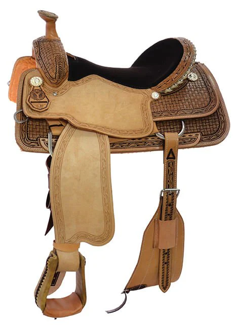Circle Y Custom Briscoe Roping Saddle, Regular, Antique - Pet's Shop