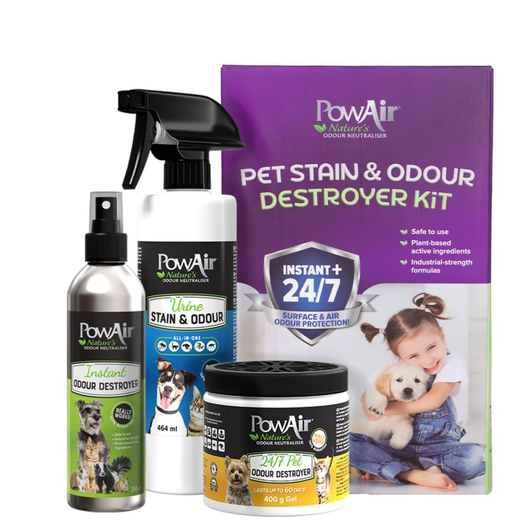 PowAir Pet Stain & Odor Destroyer Kit - Pet's Shop