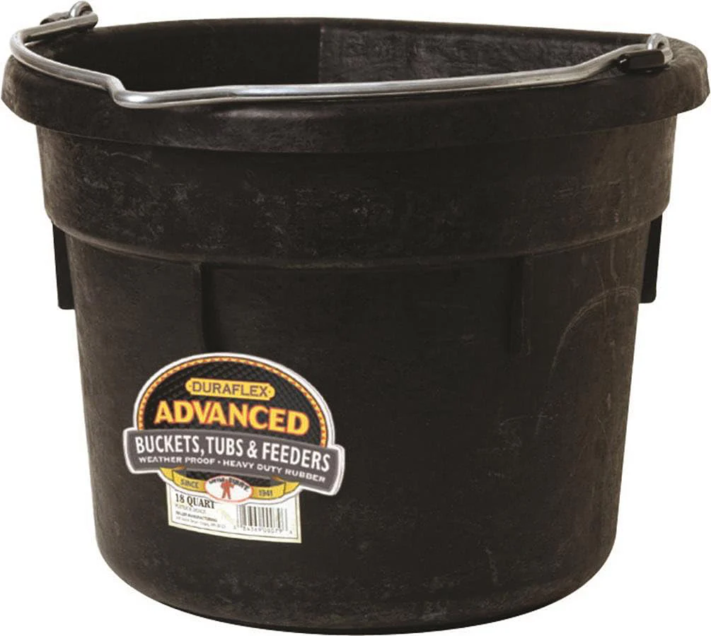 Rubber Flat Back Bucket - Pet's Shop