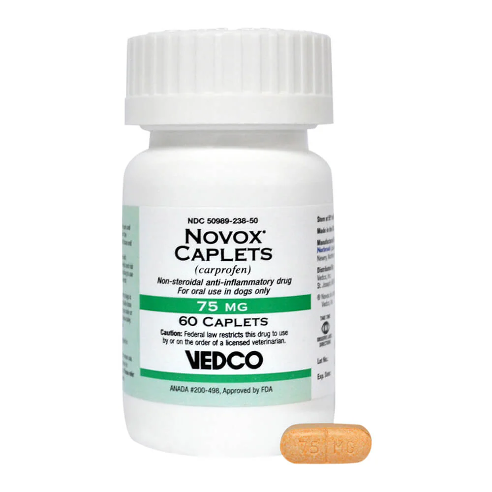 Rx Novox (carprofen) Caplets for Dogs - Pet's Shop