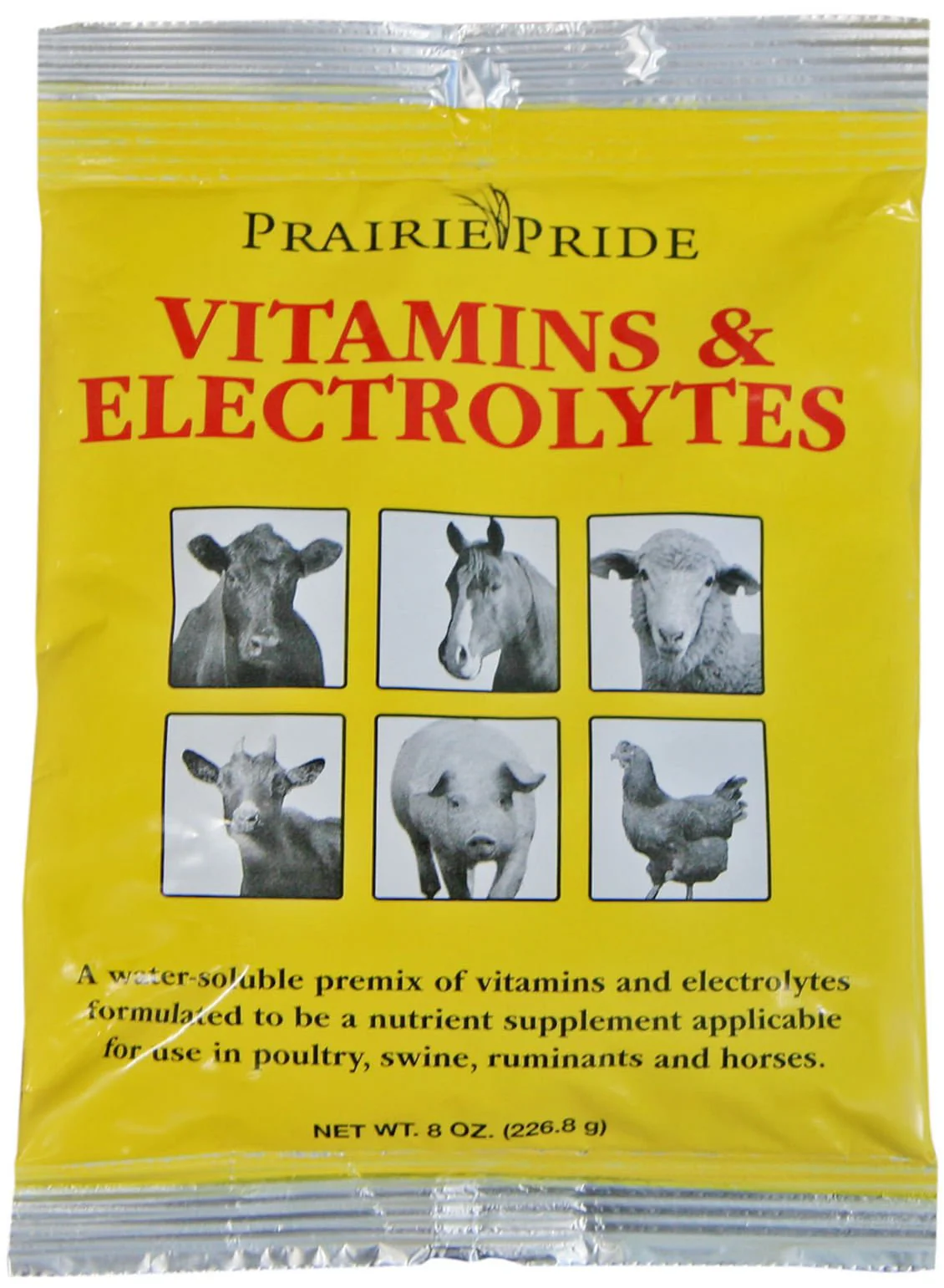 Prairie Pride Vitamins & Electrolytes, 8 oz - Pet's Shop
