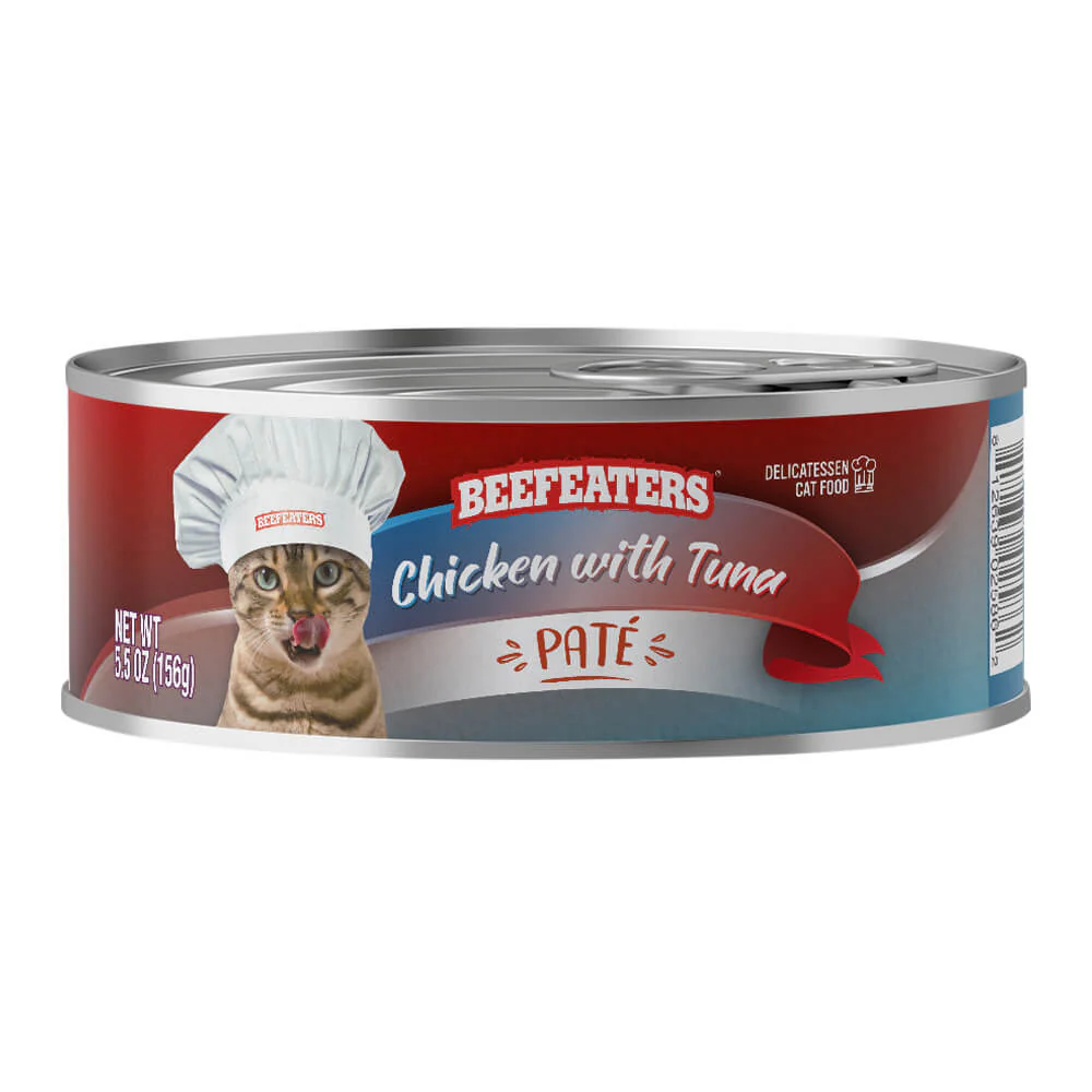 Beefeaters Pate Wet Cat Food, Case of 24 - Pet's Shop