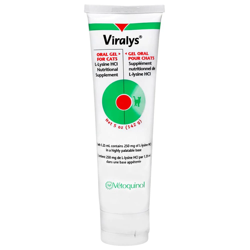 Vetoquinol Viralys Gel, 5 oz Tube of L-Lysine - Pet's Shop