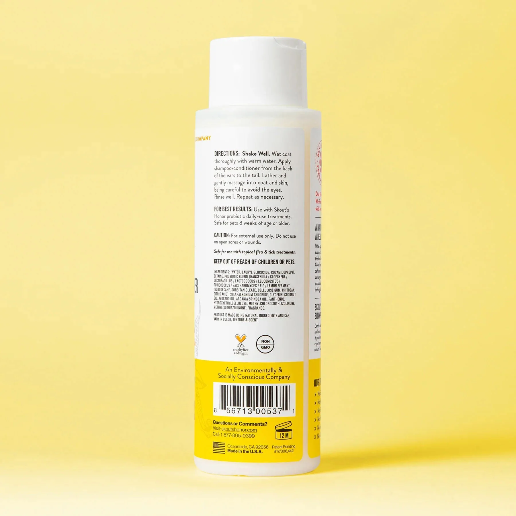 Probiotic Shampoo+Conditioner, 16 oz - Pet's Shop