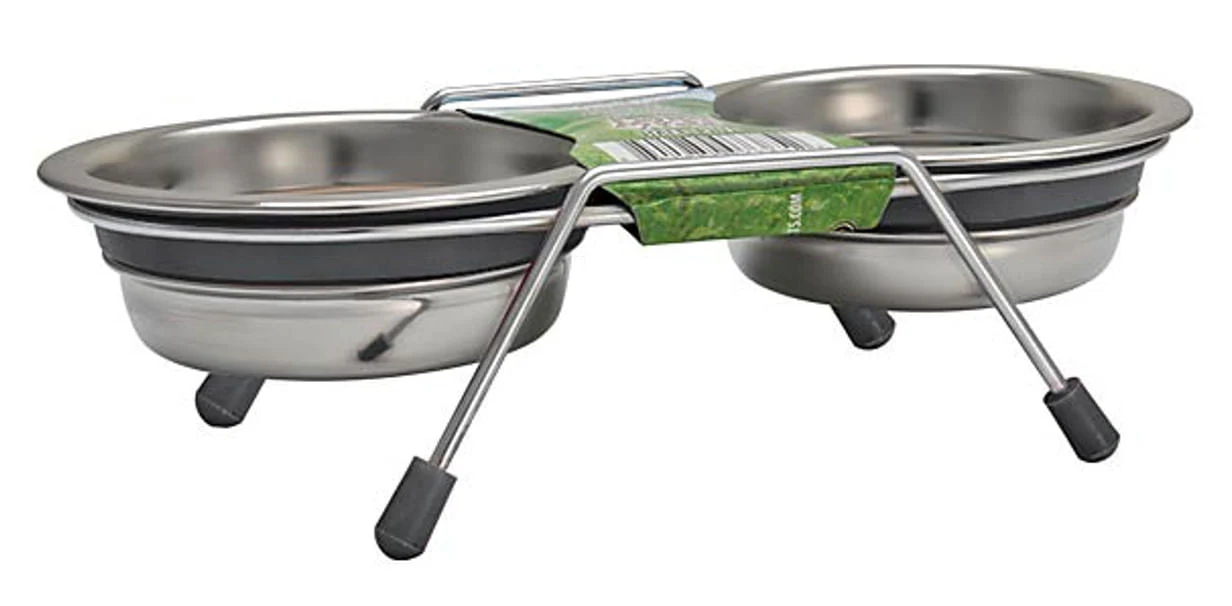 Ruff N Tuff Silent Double Diner - Pet's Shop