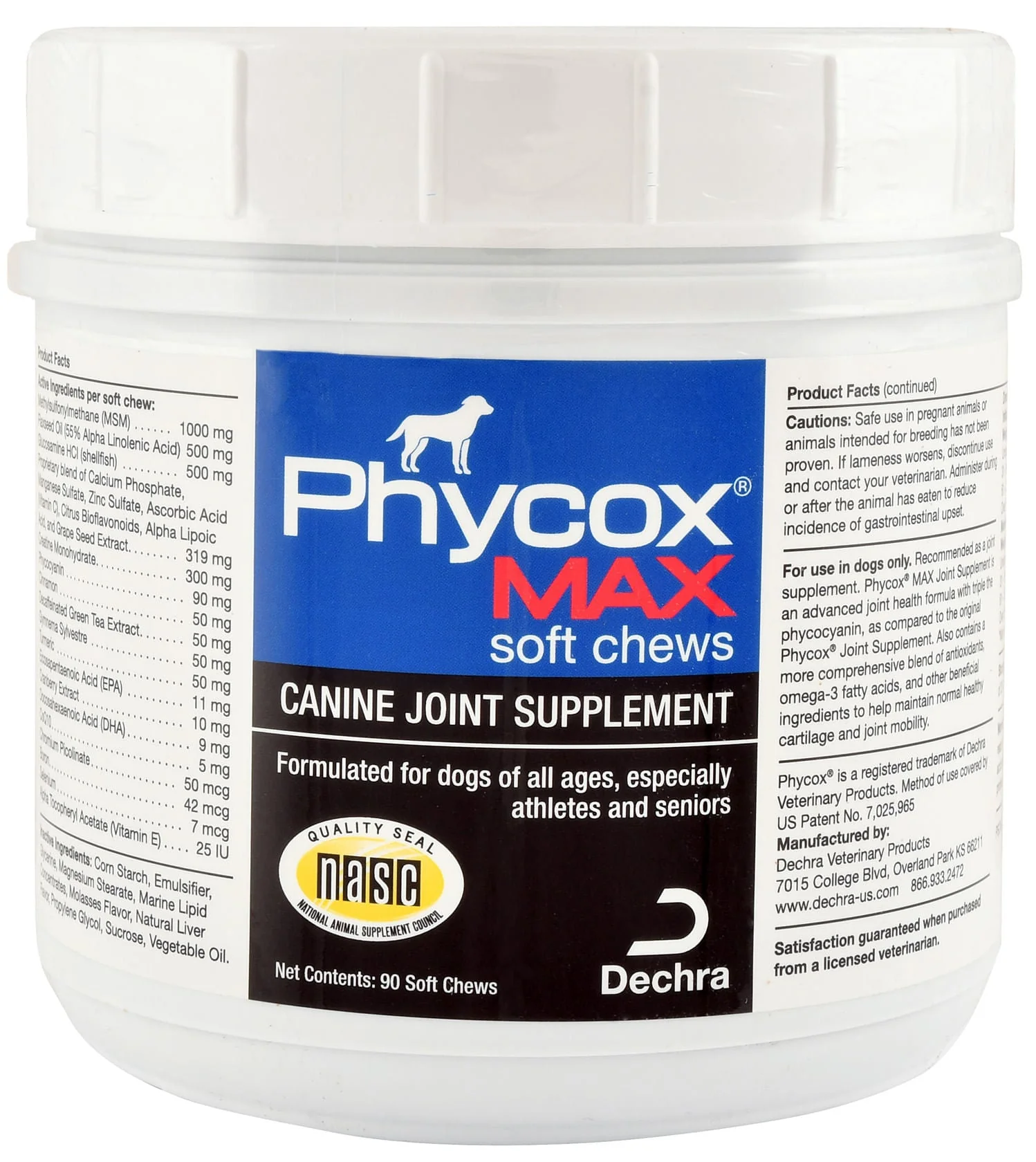 Phycox MAX Soft Chews, 90 Count - Pet's Shop