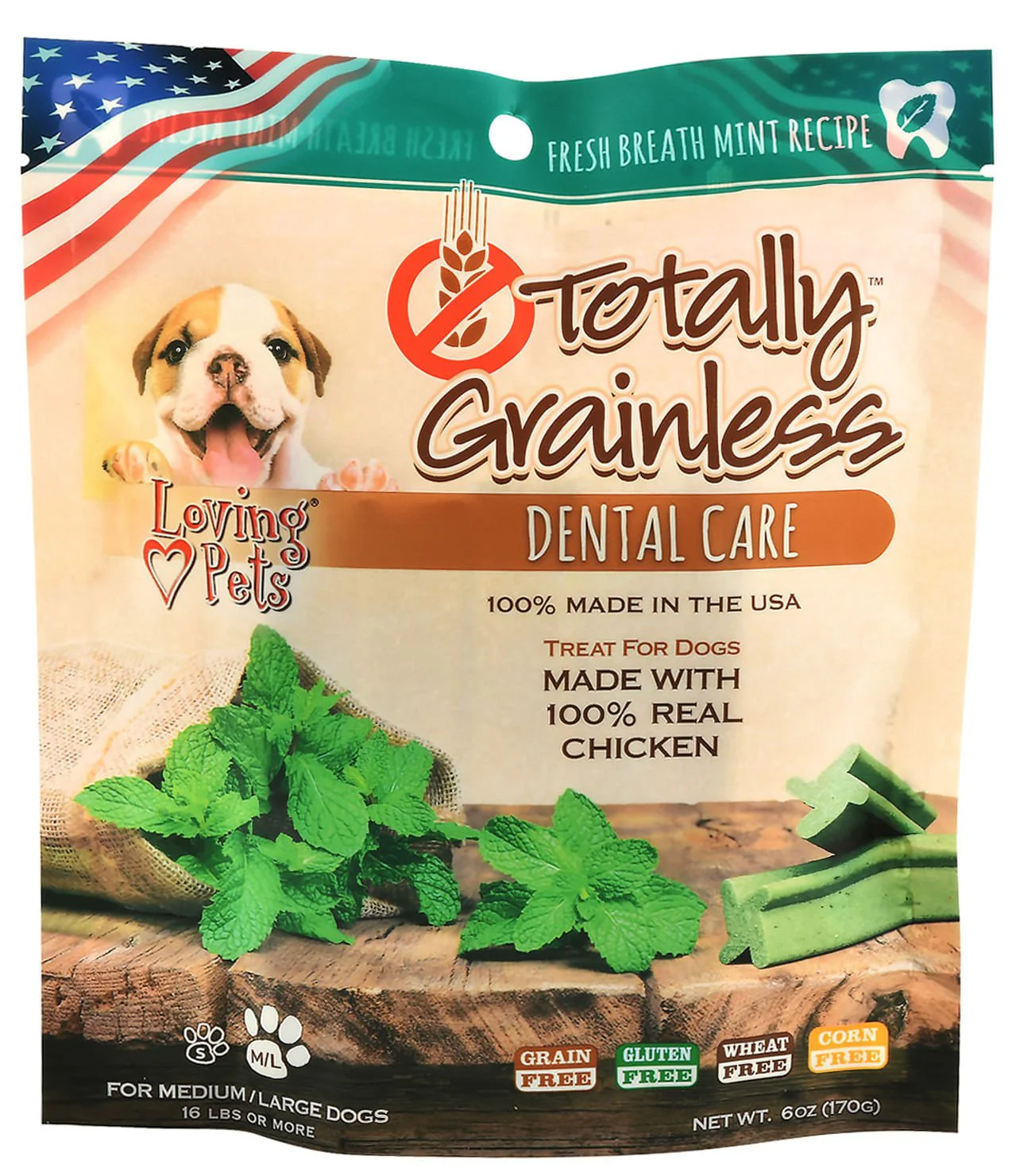 Totally Grainless Dental Care Treat, 6 oz - Pet's Shop