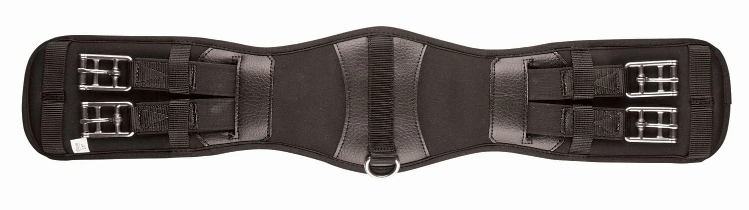 Collegiate Memory Foam Dressage Girth, Black - Pet's Shop