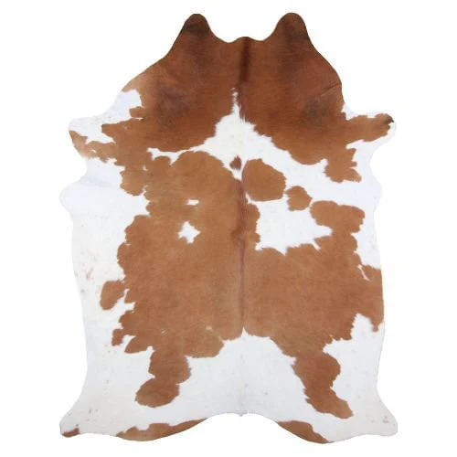 Showman Brown & White Natural Cowhide Rug, Large - Pet's Shop