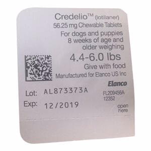 Credelio (lotilaner) Flea & Tick Chewable Tablets for Dogs - Pet's Shop