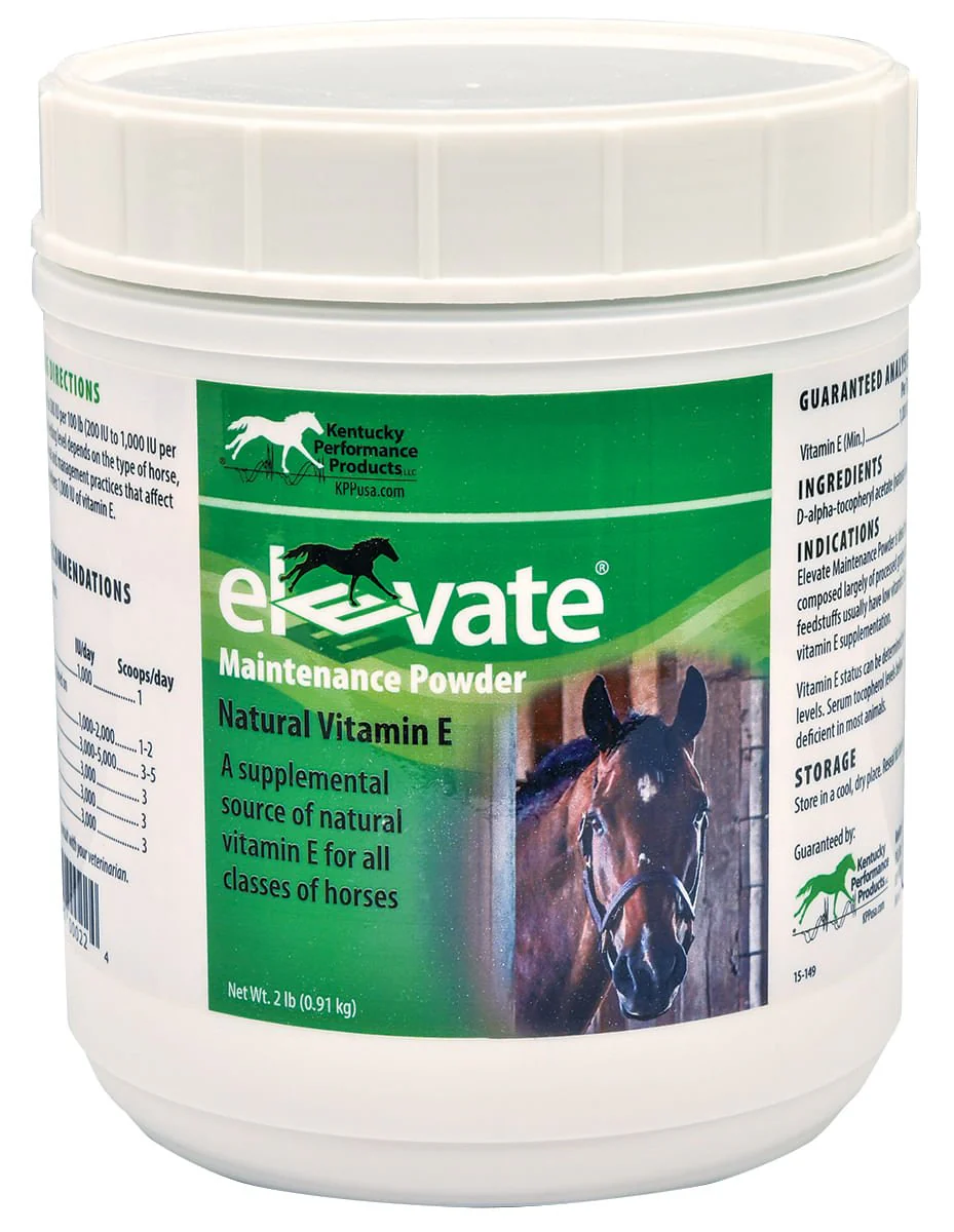 Kentucky Performance Elevate Vitamin E Maintenance Powder for Horses - Pet's Shop