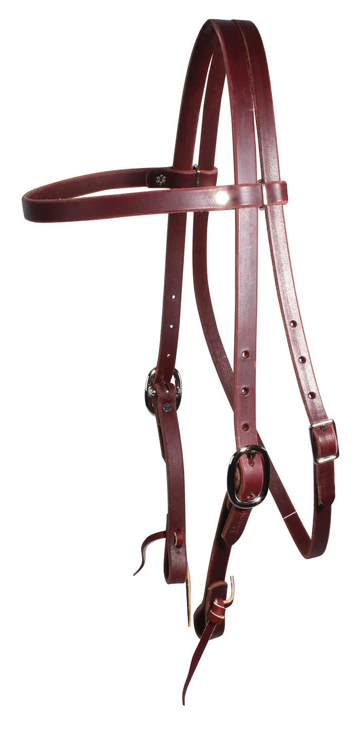 Professional's Choice Trainers Browband Headstall, Burgundy - Pet's Shop