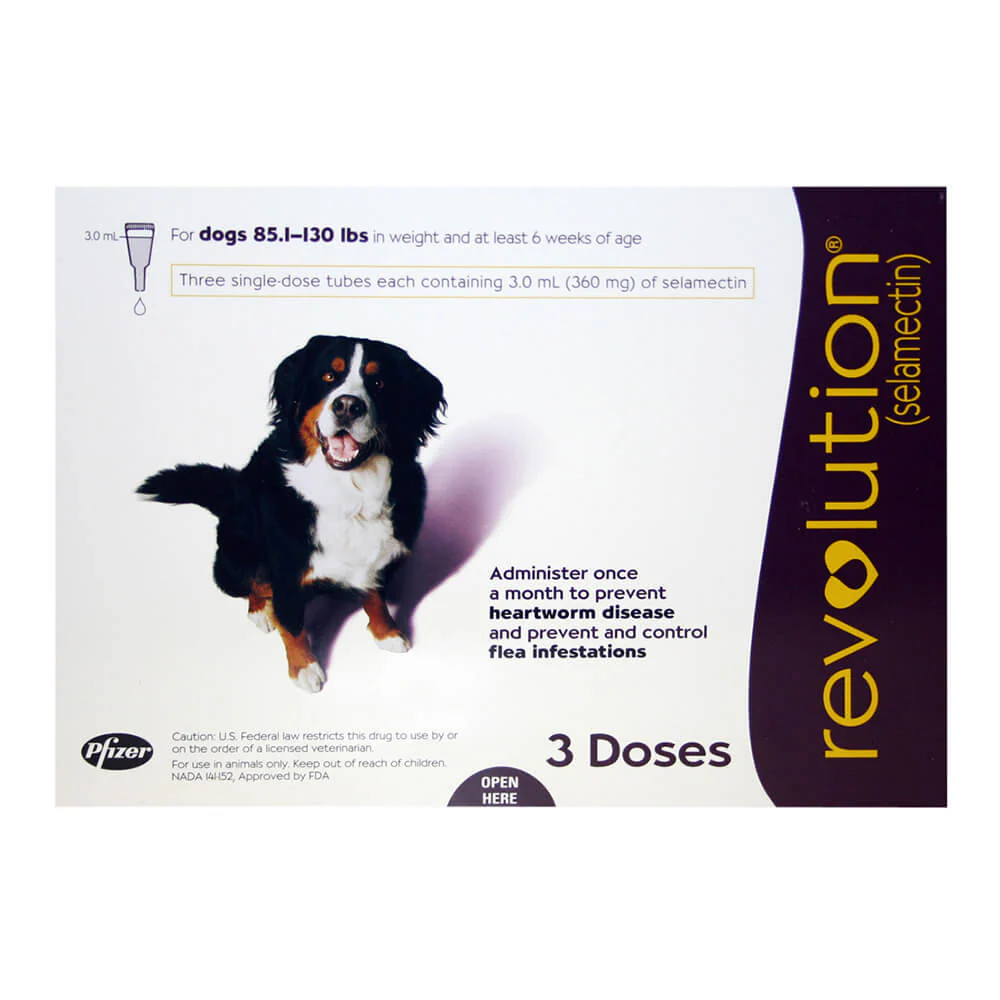 Revolution (selamectin) Canine One-a-month Flea Topical for Dogs - Pet's Shop